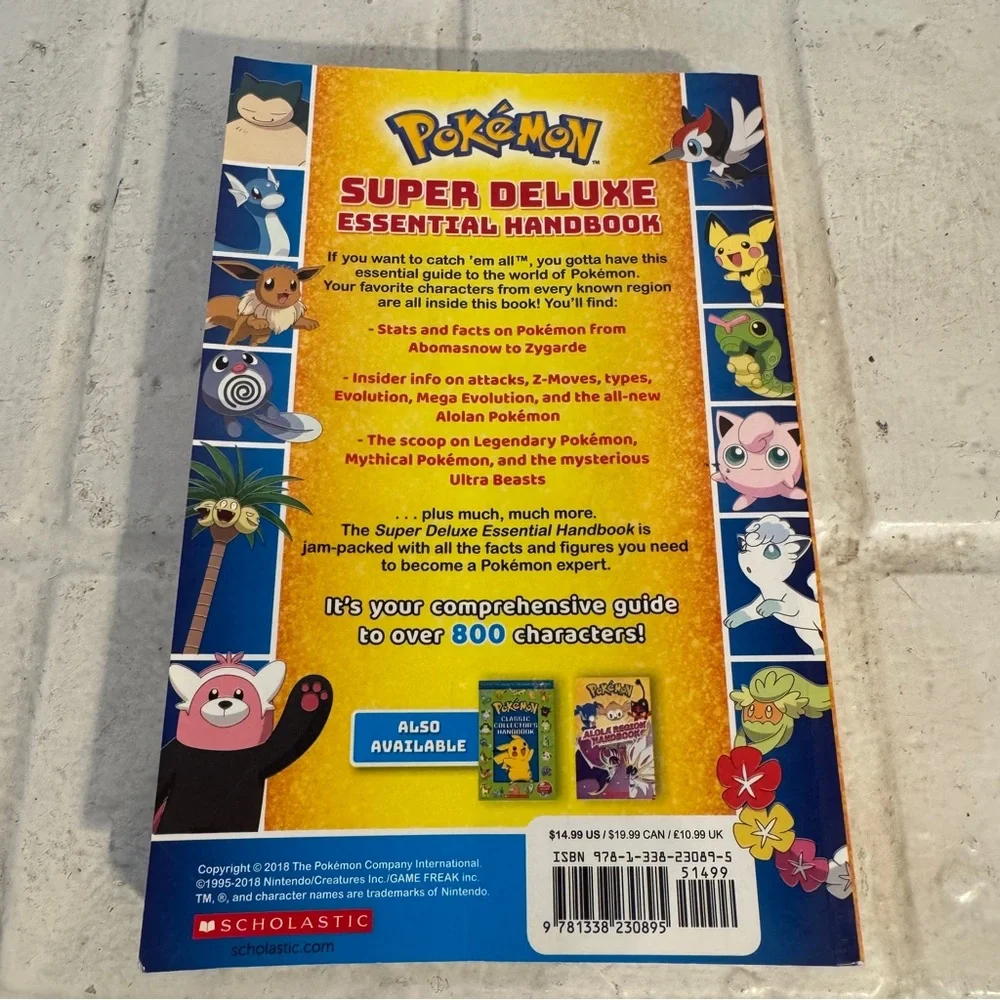 Pokémon Super Deluxe Essential Handbook: The Need-to-know Stats and Facts